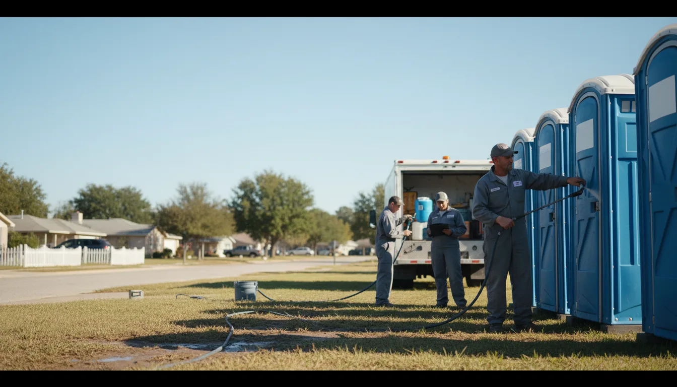 Long-Term Portable Toilet Rental in New Blaine, AR near me